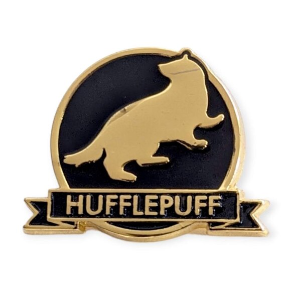 Harry Potter Enamel Pin: Hufflepuff Badger Crest - Picture 1 of 4